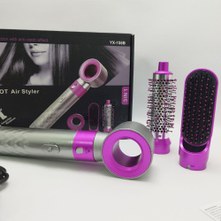 Стайлер для волос с тремя насадками 3в1 Hot Air Styler / Профессиональный фен / Подарочный набор 3в1